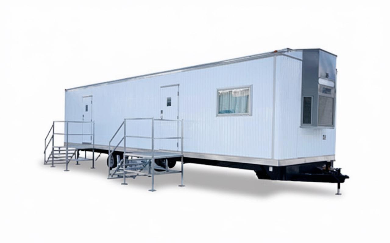 our office trailers are designed to be easily transported from one location to another